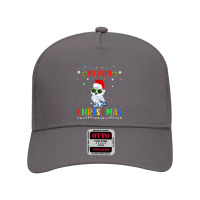 Xmas Light Snowy Owl Design Matching Christmas Pajama Mesh Back Trucker Hat | Artistshot