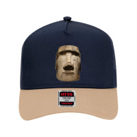 Easter Island Moai Statue Monolith World Mystery Mesh Back Trucker Hat | Artistshot