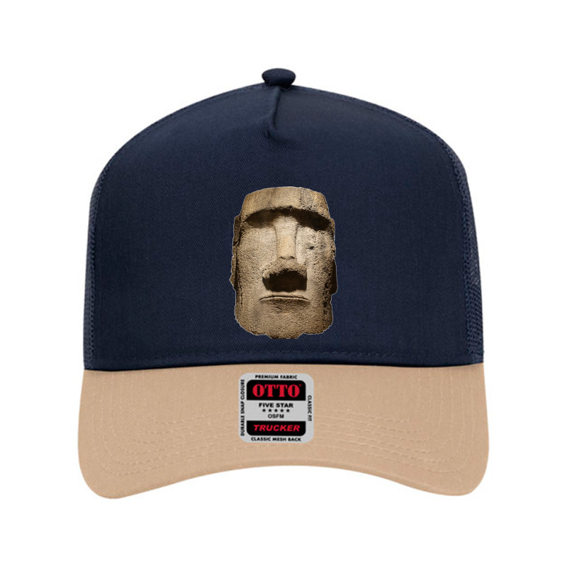 Easter Island Moai Statue Monolith World Mystery Mesh Back Trucker Hat | Artistshot