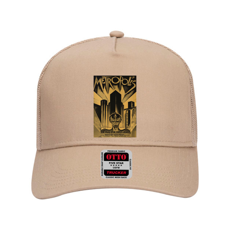 Metropolis Fritz Lang 1926  Vintage Movie Poster Bw Mesh Back Trucker Hat by cm-arts | Artistshot