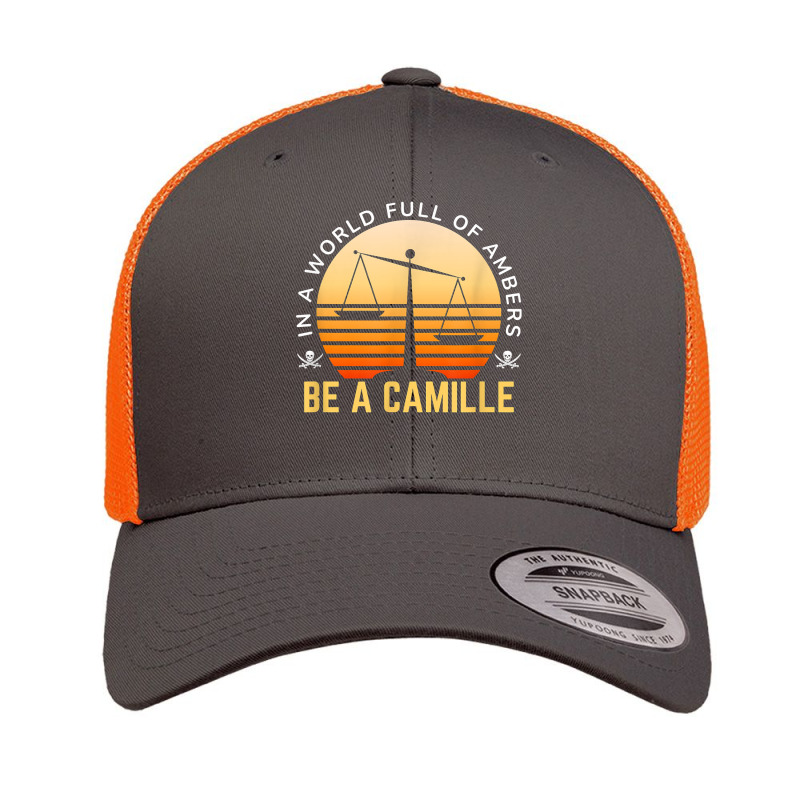 In A World Full Of Ambers Be A Camille Shirt T Shirt Retro Trucker Cap | Artistshot