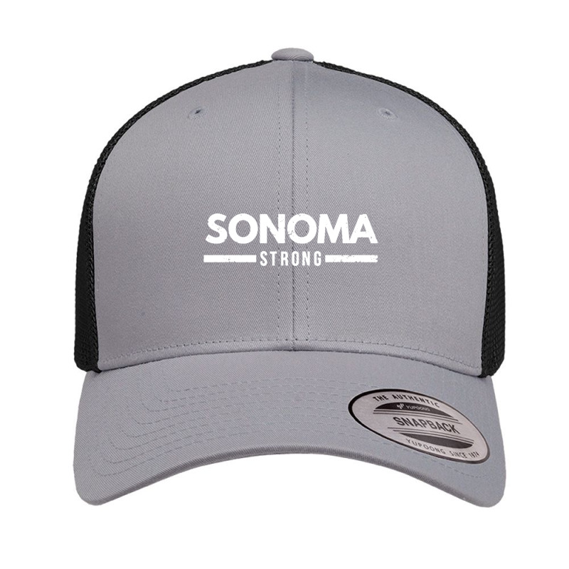 Sonoma County Strong North Bay California Retro Trucker Cap by Gretchen Minnis | Artistshot