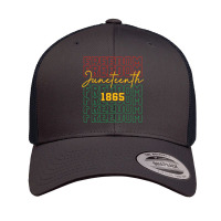 Juneteenth 1865 Freedom Black Pride African American Retro Trucker Cap | Artistshot