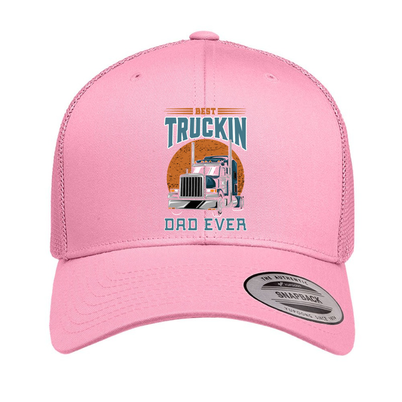 Best Truckin Dad Ever Retro Trucker Cap by qimanariski | Artistshot