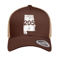 Alabaster Hoover Birmingham Area Code 205 Shirt, Alabama Retro Trucker Cap | Artistshot