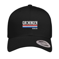 Vintage Groningen Dutch Flag Colors Netherlands Retro Trucker Cap | Artistshot