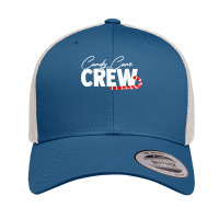 Candy Cane Crew, Sugar Walking Stick Sweets Cookies T Shirt Retro Trucker Cap | Artistshot