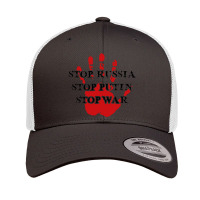 Stop Russia Stop Putin Stop War Retro Trucker Cap | Artistshot