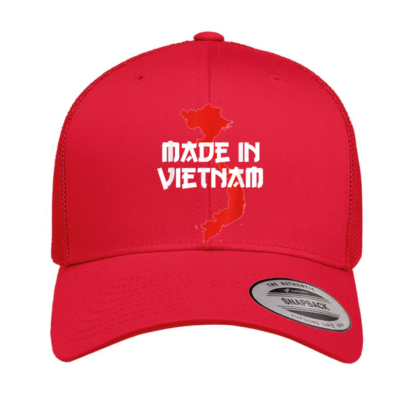 Made In Vietnam Vietnamese Language Funny Quote T Shirt Retro Trucker Cap by NatalieRoseHeinz | Artistshot