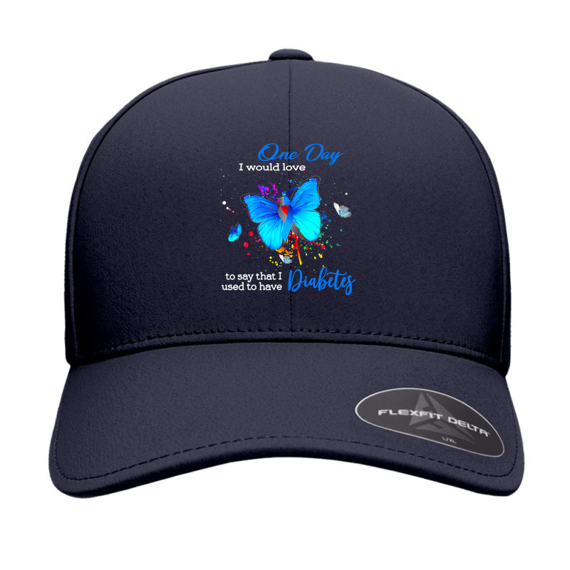 Diabetes Diabetic I Used To Have Diabetes Butterfly 187 Diabetes Aware Seamless Cap by permad | Artistshot