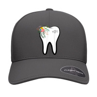 Flower Tooth Dentist Dental Hygienist Oral Hygiene Assistant Seamless Cap | Artistshot