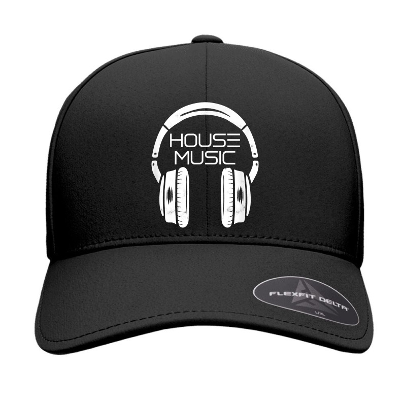 Headphones House Music T Shirt Seamless Cap by norhannuchols | Artistshot