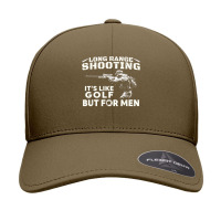 Long Range Shooting It's Like Golf But For Men T Shirt Seamless Cap | Artistshot