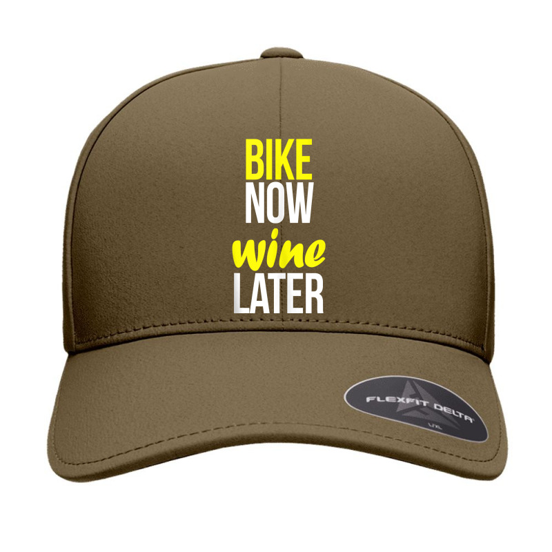 Cycle Bike Now Wine Later Funny Cyclist Cycling Gift Tank Top Seamless Cap | Artistshot