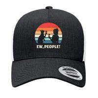 Ew People Funny Cat Pullover Hoodie Yupoong Trucker Cap | Artistshot