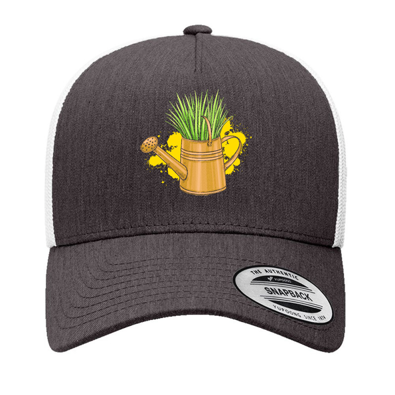 Gardener T  Shirt Gardener Gardening Garden Plants Watering Can Flower Yupoong Trucker Cap | Artistshot