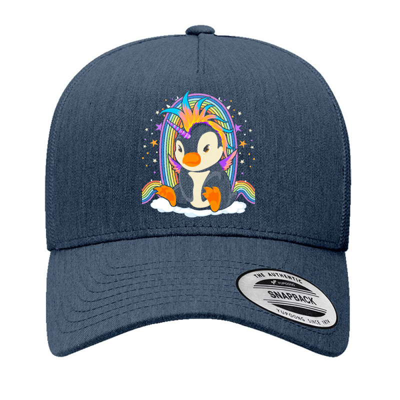 Animal T  Shirt Cute Magical Penguincorn Rainbow Unicorn Penguin Fanta Yupoong Trucker Cap by caseynitzsche899 | Artistshot