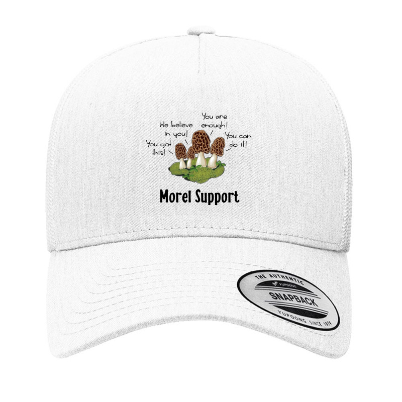 Morel Mushroom Moral Support Yupoong Trucker Cap by dhini ramadani | Artistshot