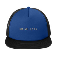 Roman Numeral 1979 Foam Snapback Hat | Artistshot