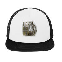 Dune Fight Like Demons Foam Snapback Hat | Artistshot