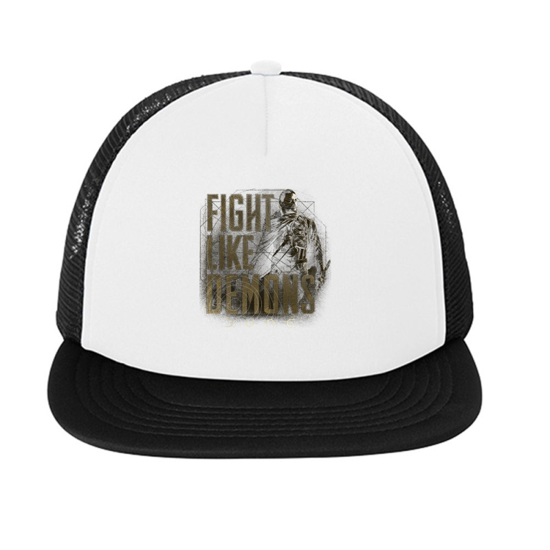 Dune Fight Like Demons Foam Snapback hat by herbertmccloud | Artistshot