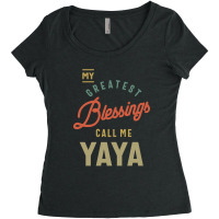 01 Yaya Women's Triblend Scoop T-shirt | Artistshot