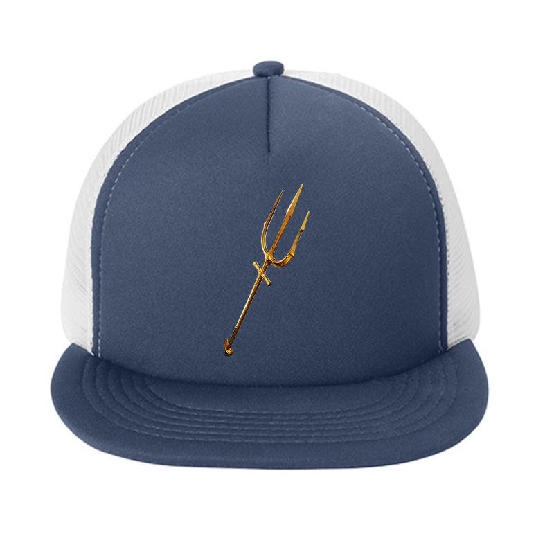 Aqua Trident Foam Snapback Hat | Artistshot