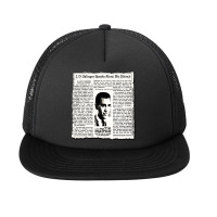 J.d. Salinger Foam Snapback Hat | Artistshot