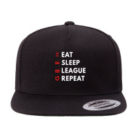 League Of Legends Song Repeat 5 Panel Snapback Cap | Artistshot