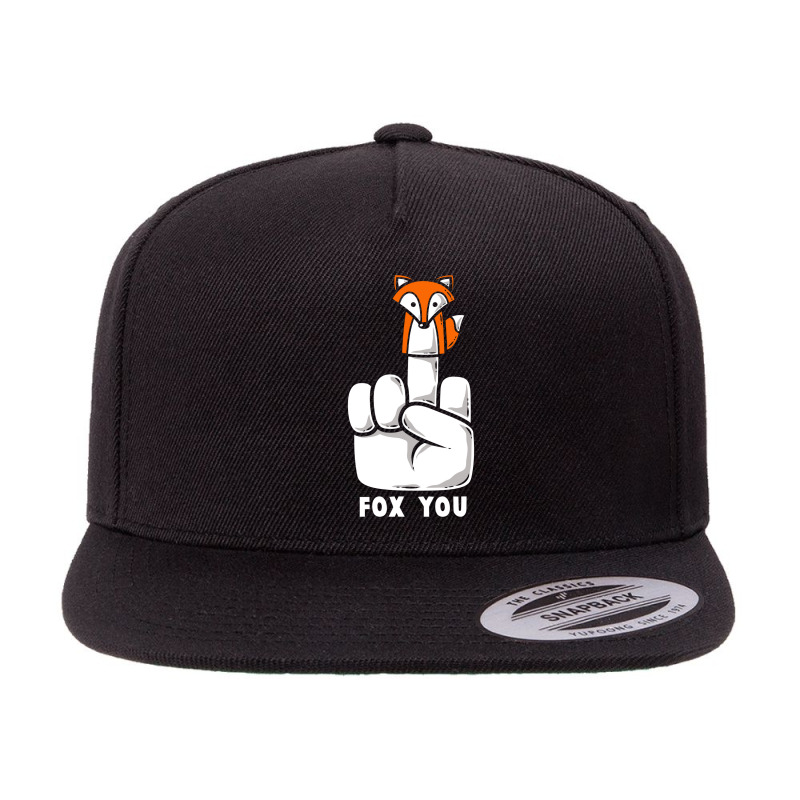 Fox You 5 panel snapback cap by Farikha | Artistshot