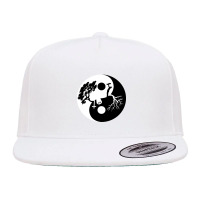 Black City Adventure 5 Panel Snapback Cap | Artistshot