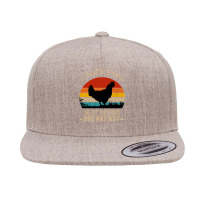 Chicken Cock Chickens The Pet That Poops Breakfast Funny Chicken Sayin 5 Panel Snapback Cap | Artistshot