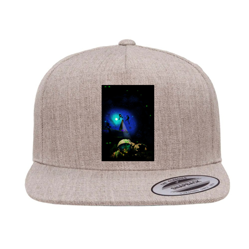 The Unknown 5 panel snapback cap by joyo bobs | Artistshot