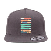 Beach Sunset T  Shirt Summer Sunset Beach Vacation Rocky Cliffs Ocean 5 Panel Snapback Cap | Artistshot