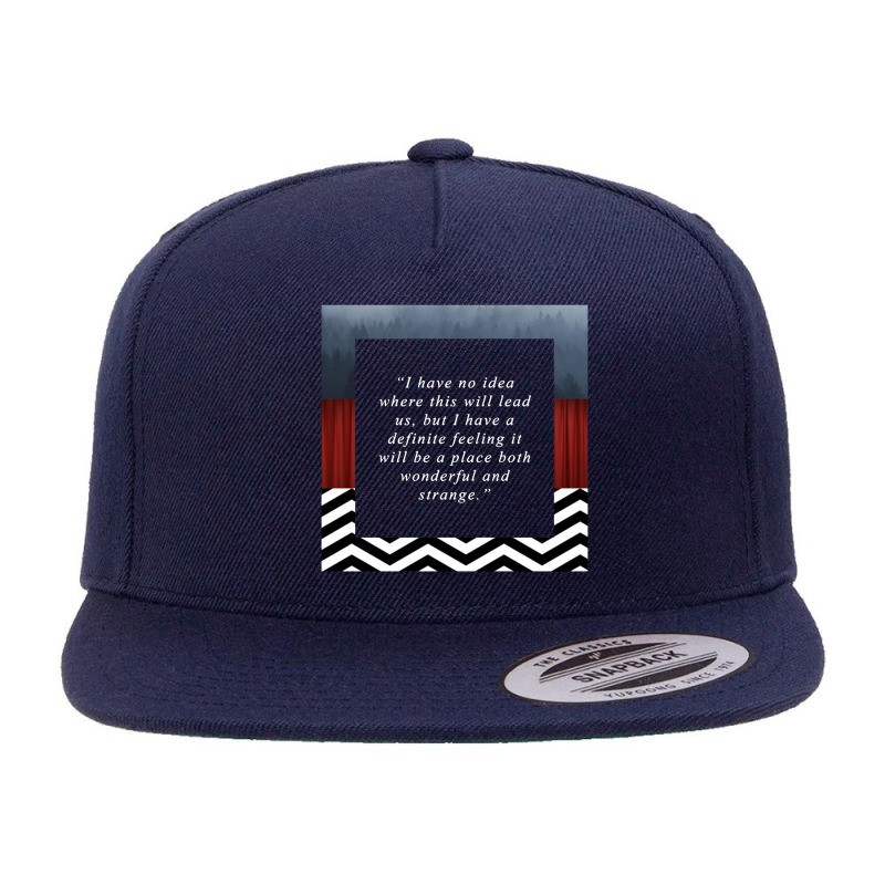 Twin Peaks 5 Panel Snapback Cap | Artistshot