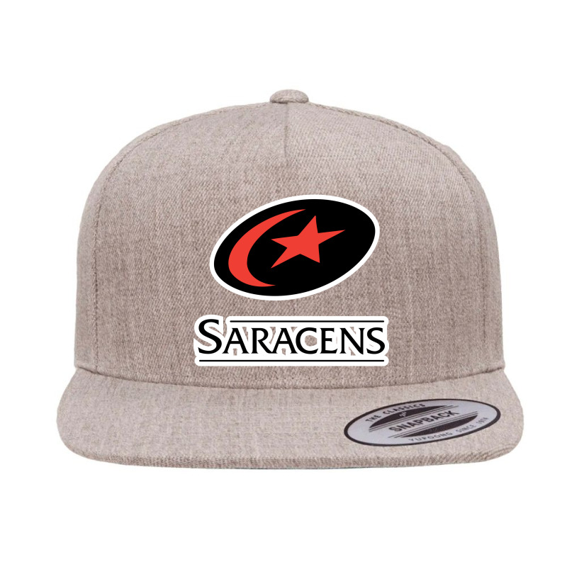 Saracens 5 Panel Snapback Cap | Artistshot