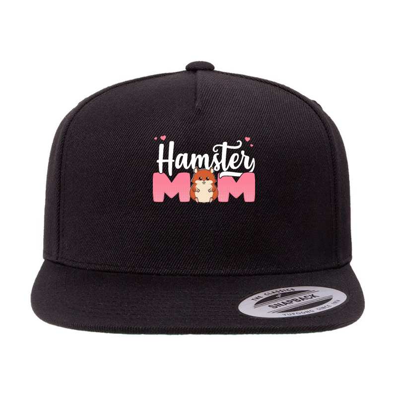 Girl Gift T  Shirt Cute Hamster Mom Gift Design T  Shirt 5 panel snapback cap by dovie97587 | Artistshot