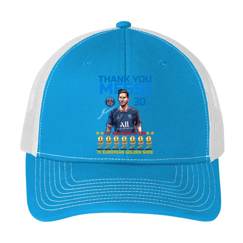 Ballon D'or 2021 Thank You Messi 30 Number 7x Golden Shoe Pa Trucker Cap | Artistshot