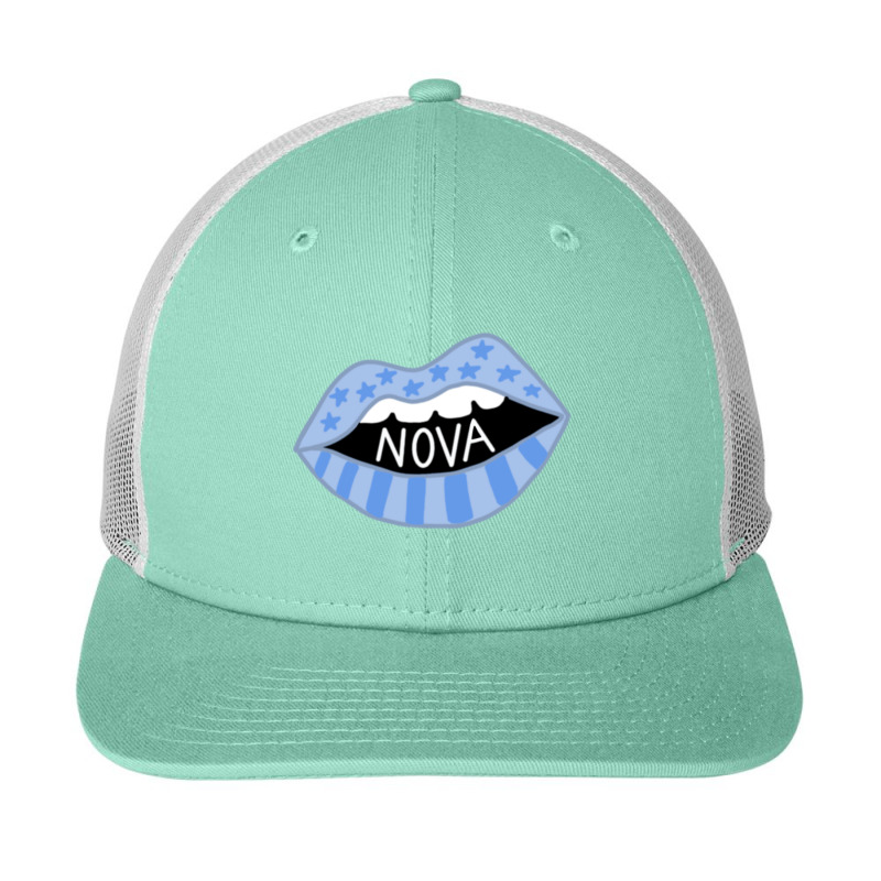 Nova Lips Snapback Trucker Cap by TERRANCECOTT | Artistshot