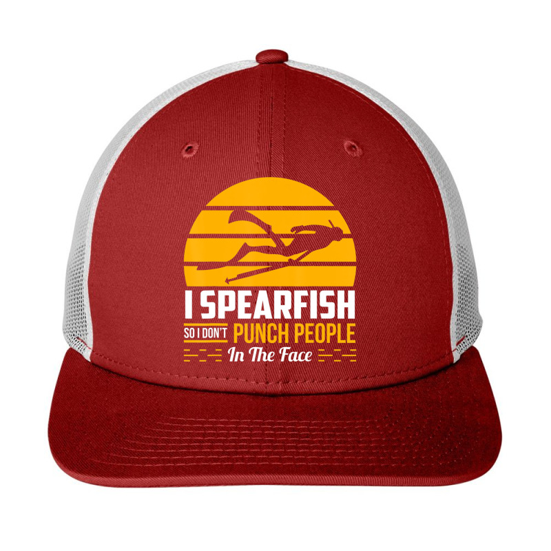 Fishing Spearfishing Ocean Sarcastic Humor Snapback Trucker Cap | Artistshot