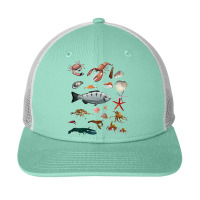 Crustaceancore Ocean Lovers Sea Life Animal Lovers 3 Snapback Trucker Cap | Artistshot