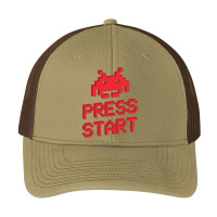 Space Invader Press Start, Space Invaders Pa Trucker Cap | Artistshot