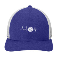 Heartbeat Volleyball Snapback Trucker Cap | Artistshot