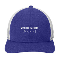 Humorous Avoid Negativity Math Equation Men Women Snapback Trucker Cap | Artistshot