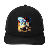 Cat Impersonate Jesus In Garden Of Gethsemane Scene Snapback Trucker Cap | Artistshot