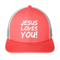 Christian Evangelism Gift Jesus Loves You!-8yymf Snapback Trucker Cap | Artistshot