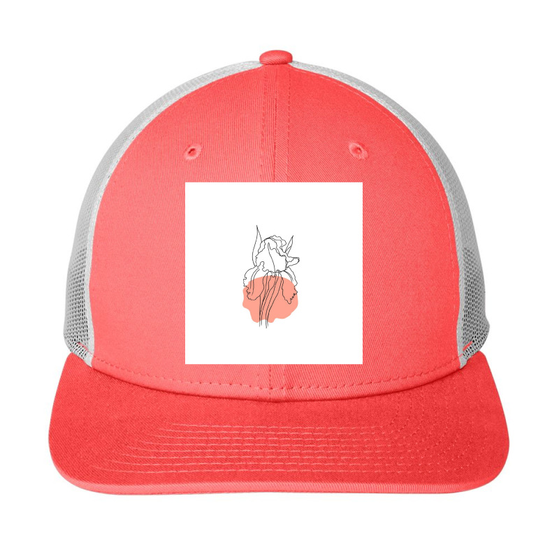 Flower, Line Drawing Of A Botany. Digital Printing Of Flower Line Art  Snapback Trucker Cap | Artistshot