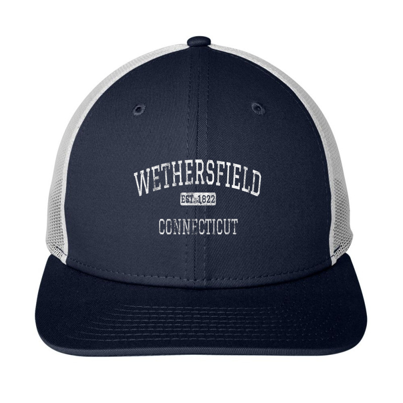 Wethersfield Connecticut Ct Vintage T Shirt Snapback Trucker Cap by cm-arts | Artistshot