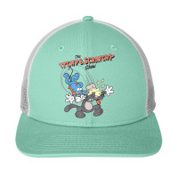 Us The Simpsons Itchy & Scratchy Hammer 01 Heather Grey_h Snapback Trucker Cap | Artistshot