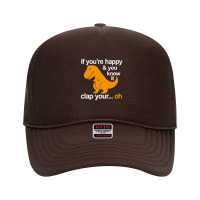 Trex Clap Your Hands Foam Trucker Hat | Artistshot